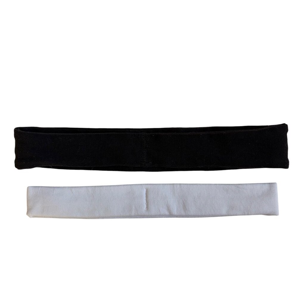 Lululemon Cardio Cross Trainer Headband (White) & Slipless Headband (Black) - Picture 2 of 5
